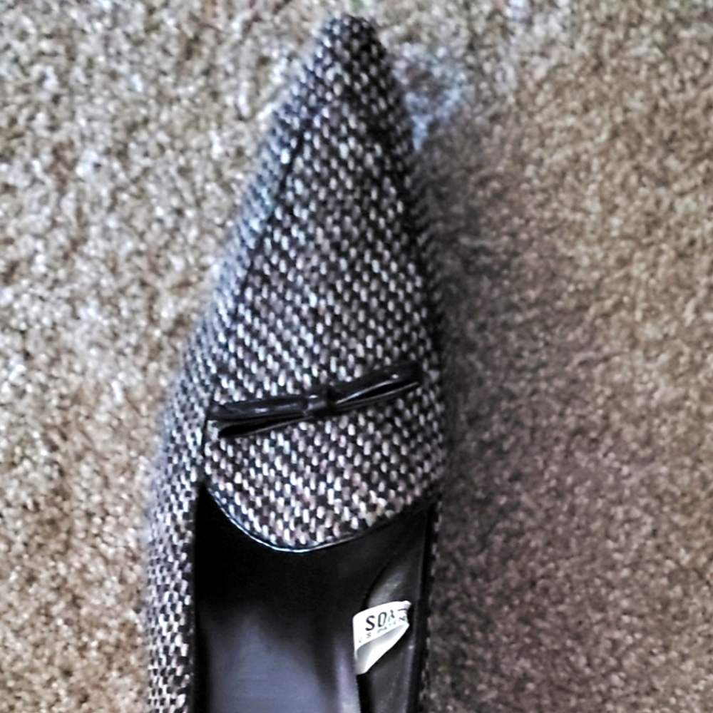 Tweed Kitten Heels 7 1/2